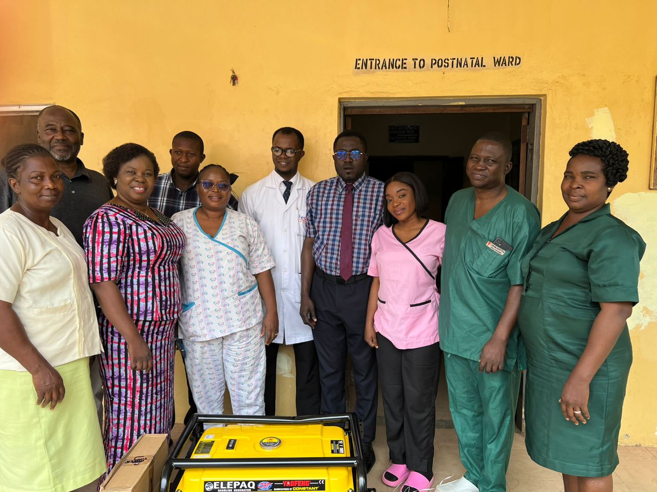 Her Excellency Erelu Adeleke Fulfils Promise with Generator Donation and Renovation of Postnatal Ward